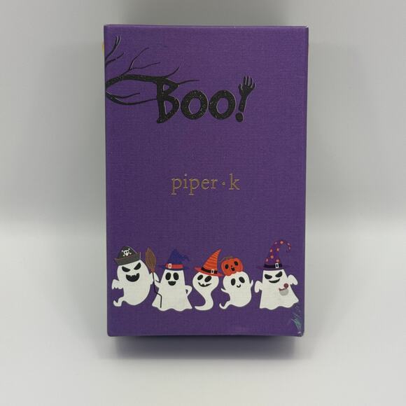 Piper K Creep it Real Halloween Skeleton Glass Stones Earrings - Picture 7 of 7